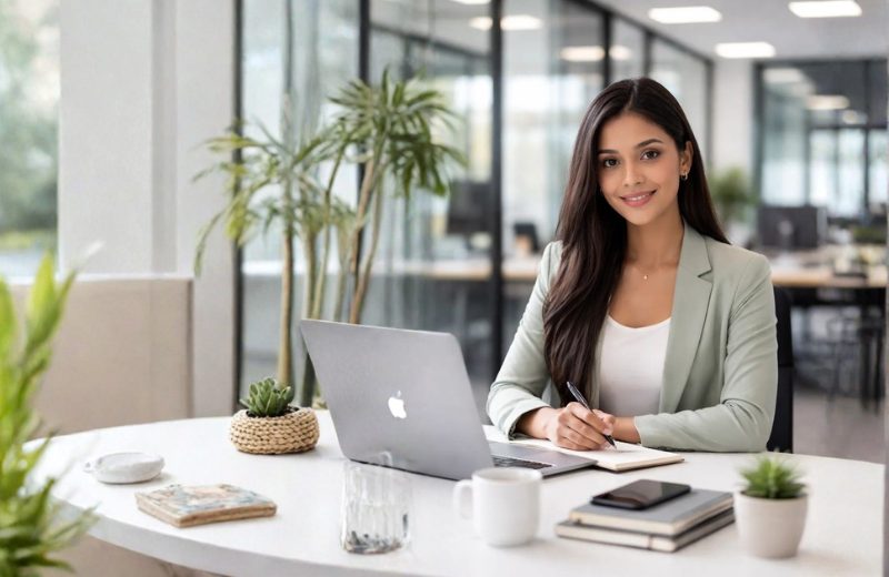 Confident woman ready for every moment of life